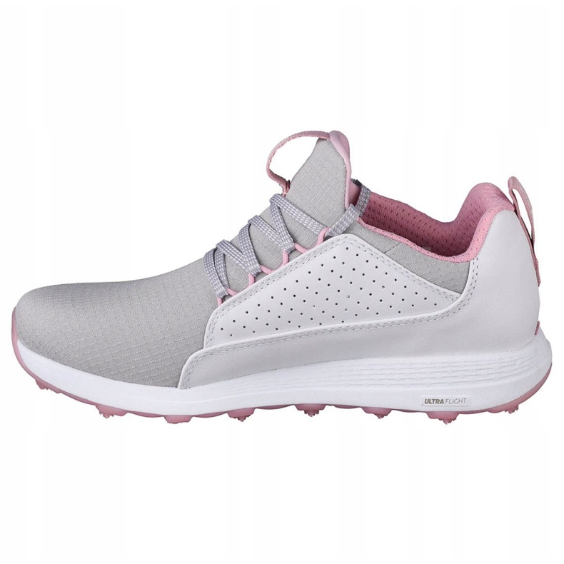 Chaussure Skechers Go Golf Max Mojo W 14887-WGPK blanche gris jaune 1