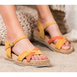 Kylie Sandales espadrilles jaune 1