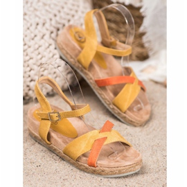 Kylie Sandales espadrilles jaune 3