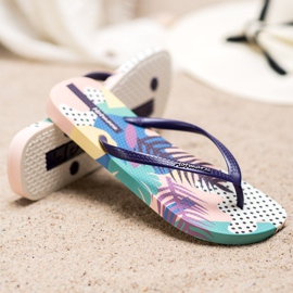 HOTMARZZ Tongs à motifs multicolore 4