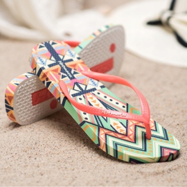 HOTMARZZ Tongs à motifs multicolore 3