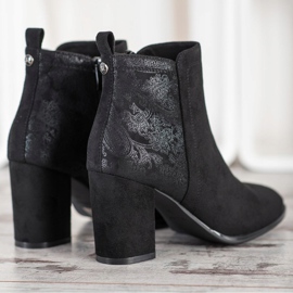 Sergio Leone Bottines en daim le noir 1