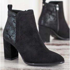 Sergio Leone Bottines en daim le noir 2