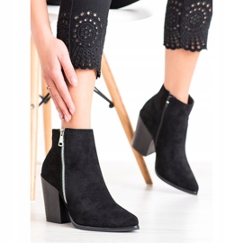 Marquiz Bottes chaudes avec une fermeture éclair décorative le noir 3