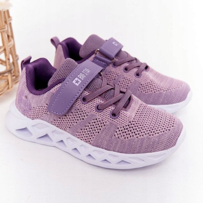 Chaussures de sport pour enfants Sneakers Big Star HH374183 Violet 1