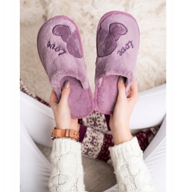 Bona Chaussons d'amour chauds violet 2 Bona Chaussons d'amour chauds violet 2