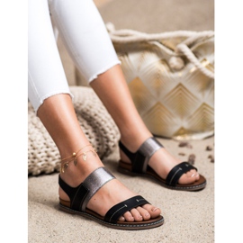 Sandales à enfiler Sergio Leone noir 2