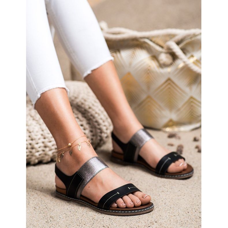 Sandales à enfiler Sergio Leone le noir 2