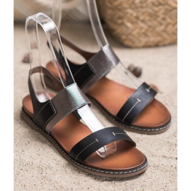 Sandales à enfiler Sergio Leone le noir 1