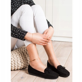 Best Shoes Mocassins décontractés en daim le noir 3