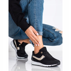 SHELOVET Chaussures de sport noires 2