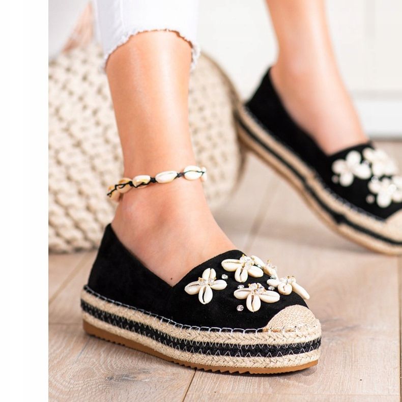 Seastar Espadrilles À Coquillages noir 1