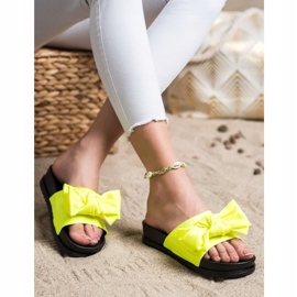 Seastar Pantoufles Avec Un Noeud jaune 4