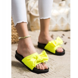 Seastar Pantoufles Avec Un Noeud jaune 3