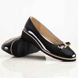 Goodin Richelieus Noirs Avec Un Noeud 1