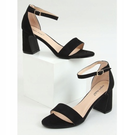 Sandales à talons noires 8741 Noir le noir 2