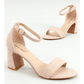 Sandales à talons beiges 8741 Beige 2 Sandales à talons beiges 8741 Beige 2