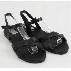 Sandales noires pour femmes 3160 Noir 1