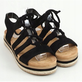 Noir W86 Sandales espadrilles noires le noir 1 Noir W86 Sandales espadrilles noires le noir 1