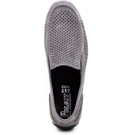 Polbut Mocassins homme cuir 2105P gris 1