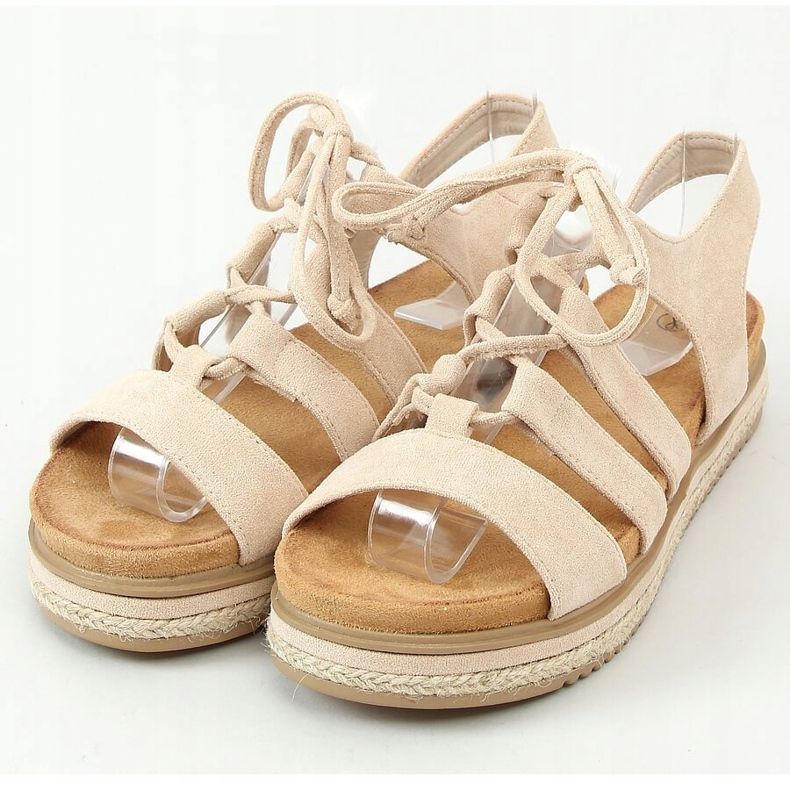 Sandales espadrilles W86 Beige 1 Sandales espadrilles W86 Beige 1