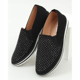 Chaussures noires ajourées 918-15 Noir le noir 1