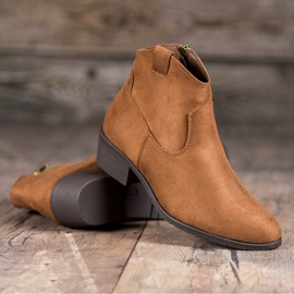Filippo Bottes de cowboy en daim brun 3