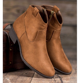 Filippo Bottes de cowboy en daim brun 4