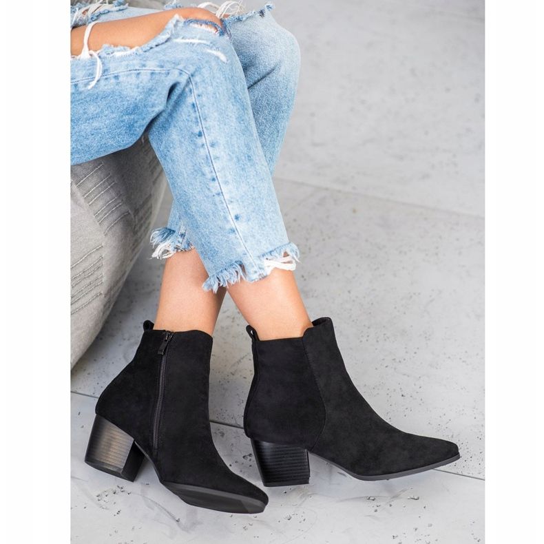 Filippo Bottes élégantes en Spitz le noir 2