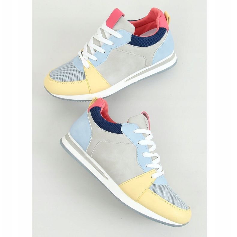 Chaussures de sport multicolores B0-546 Bleu 1 Chaussures de sport multicolores B0-546 Bleu 1