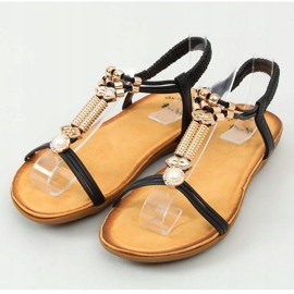 Sandales femme noires H075 Negro 1