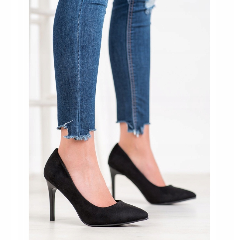 Gogo Talons hauts noirs élégants 2