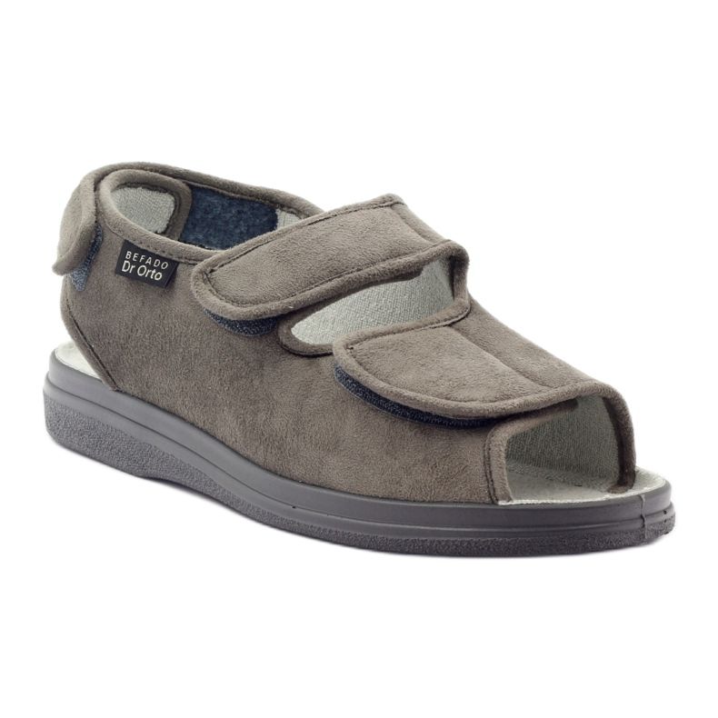 Sandales Befado 733M pour diabétiques gris 1 Sandales Befado 733M pour diabétiques gris 1
