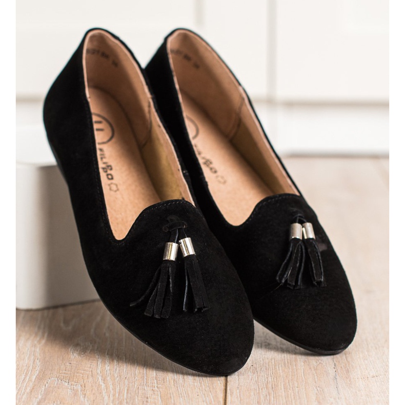 Filippo Seigneurs de cuir avec franges noir 1