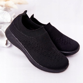 EVE Chaussures de sport pour enfants Slip-On Black School Trip noir 1