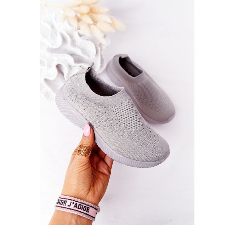 EVE Chaussures de sport pour enfants Slip-On Grey School Trip gris 2 EVE Chaussures de sport pour enfants Slip-On Grey School Trip gris 2