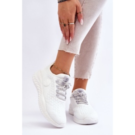 Chaussures de sport pour femmes en mousse à mémoire Big Star HH274296 Blanc blanche 1