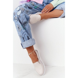 S.Barski Baskets Femme Slip-On S. Barski Beige 1