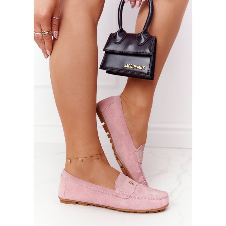 S.Barski Mocassins Femme En Daim S. Bararski Rose 1 S.Barski Mocassins Femme En Daim S. Bararski Rose 1