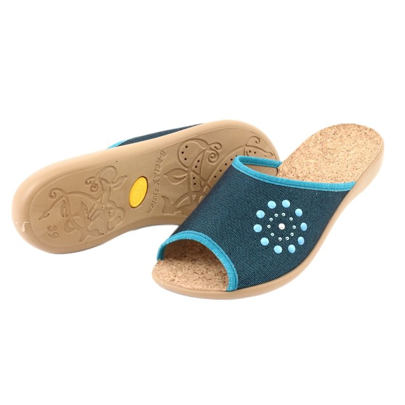 Chaussures femme Befado pu 254D105 bleu bleu 4