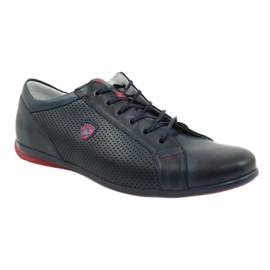 Joker Chaussures casual homme 295 bleu marine rouge 3