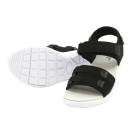 American Club Sandals pour femmes Sports En cuir insert rl45 / 21 noir 2