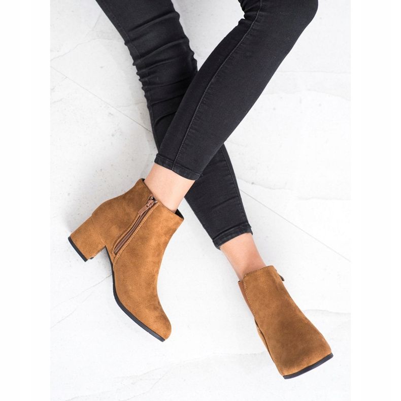 Clowse Bottes en daim classiques brun 2