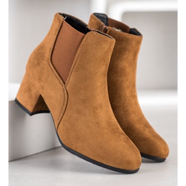 Clowse Bottes en daim classiques brun 1