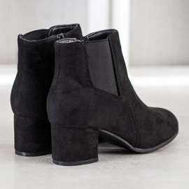 Clowse Bottes en daim classiques le noir 2