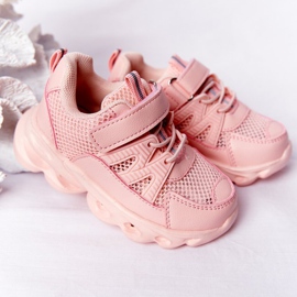 Baskets Enfant Avec Semelle Illuminée Led Rose So Cool ! 1