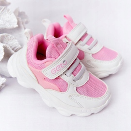 Chaussures de sport pour enfants Sneakers Blanc et Rose Sugar 2