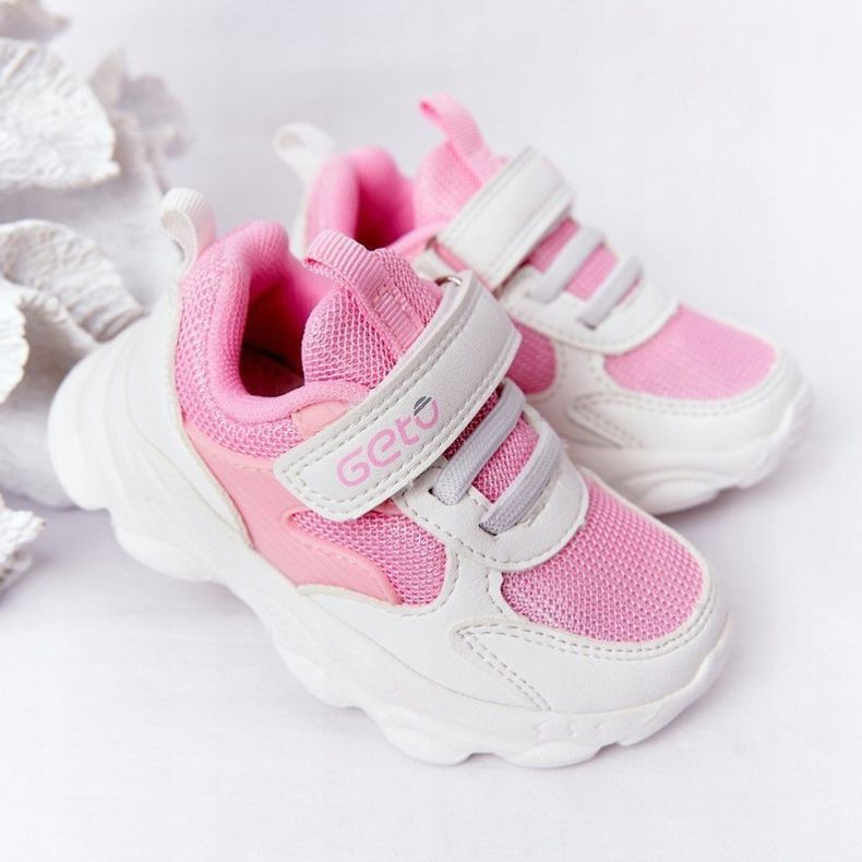 Chaussures de sport pour enfants Sneakers Blanc et Rose Sugar 2