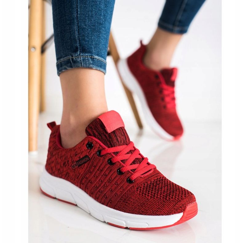 SHELOVET Baskets Ajourées Légères rouge 2 SHELOVET Baskets Ajourées Légères rouge 2