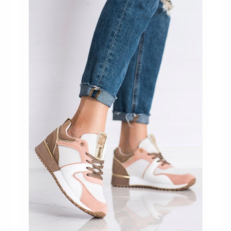 SHELOVET Baskets colorées élégantes multicolore 1